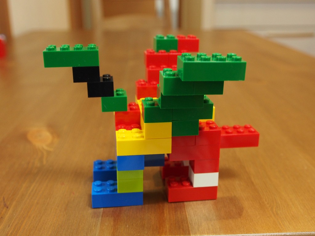 基本ブロックで簡単に作れるドラゴン