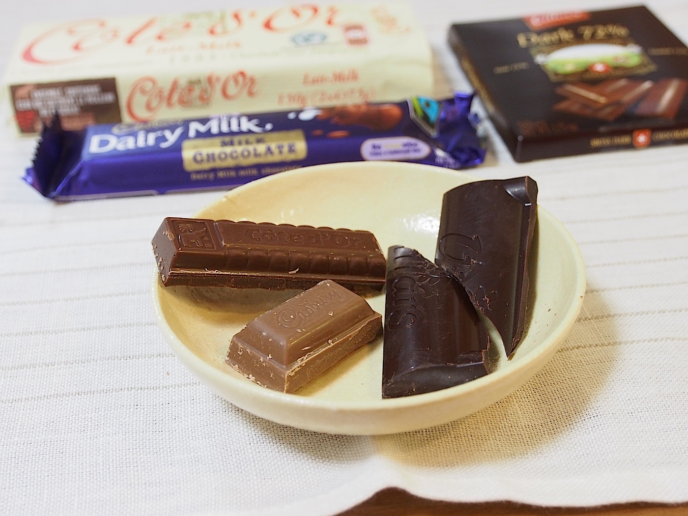 海外産チョコレート３つ
