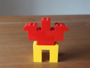 レゴの簡単ロボット、後ろ