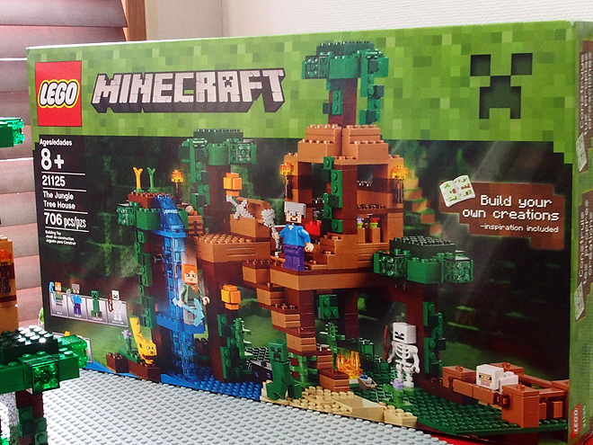 lego minecraft jungle tree house