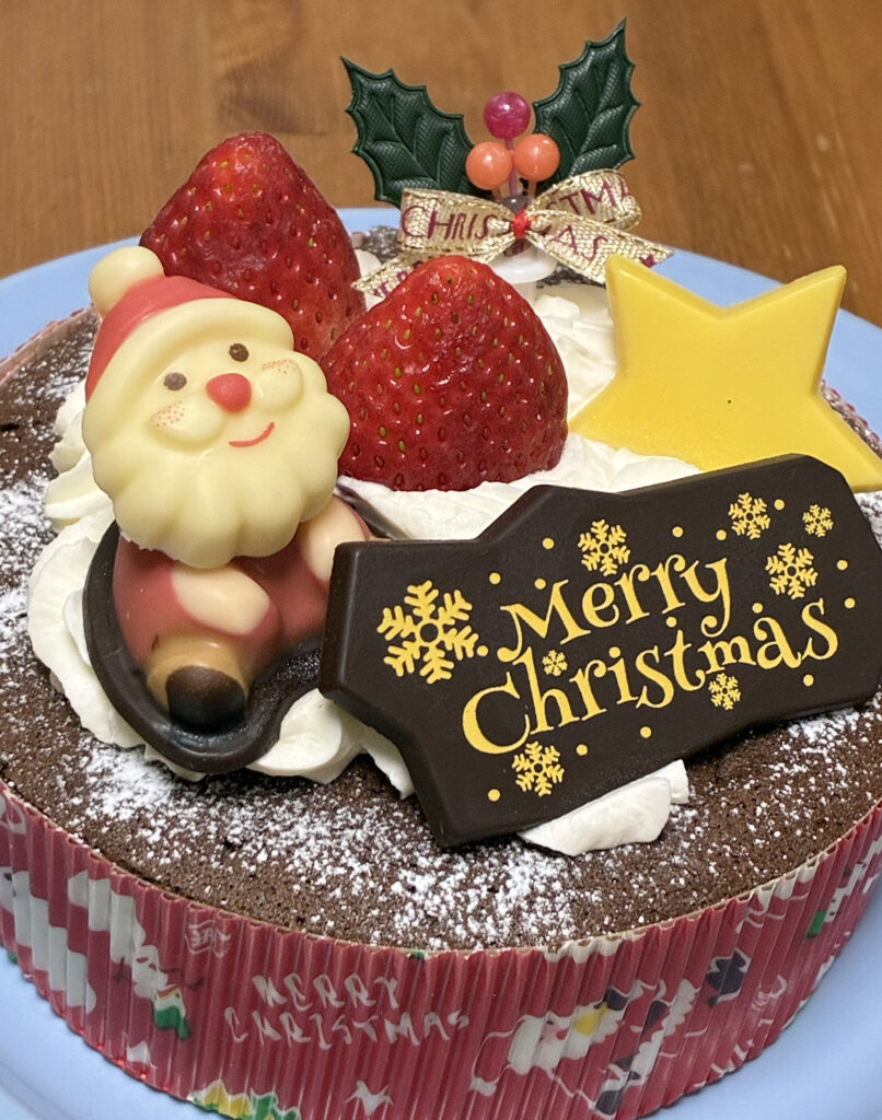 2025クリスマスケーキ、たて
